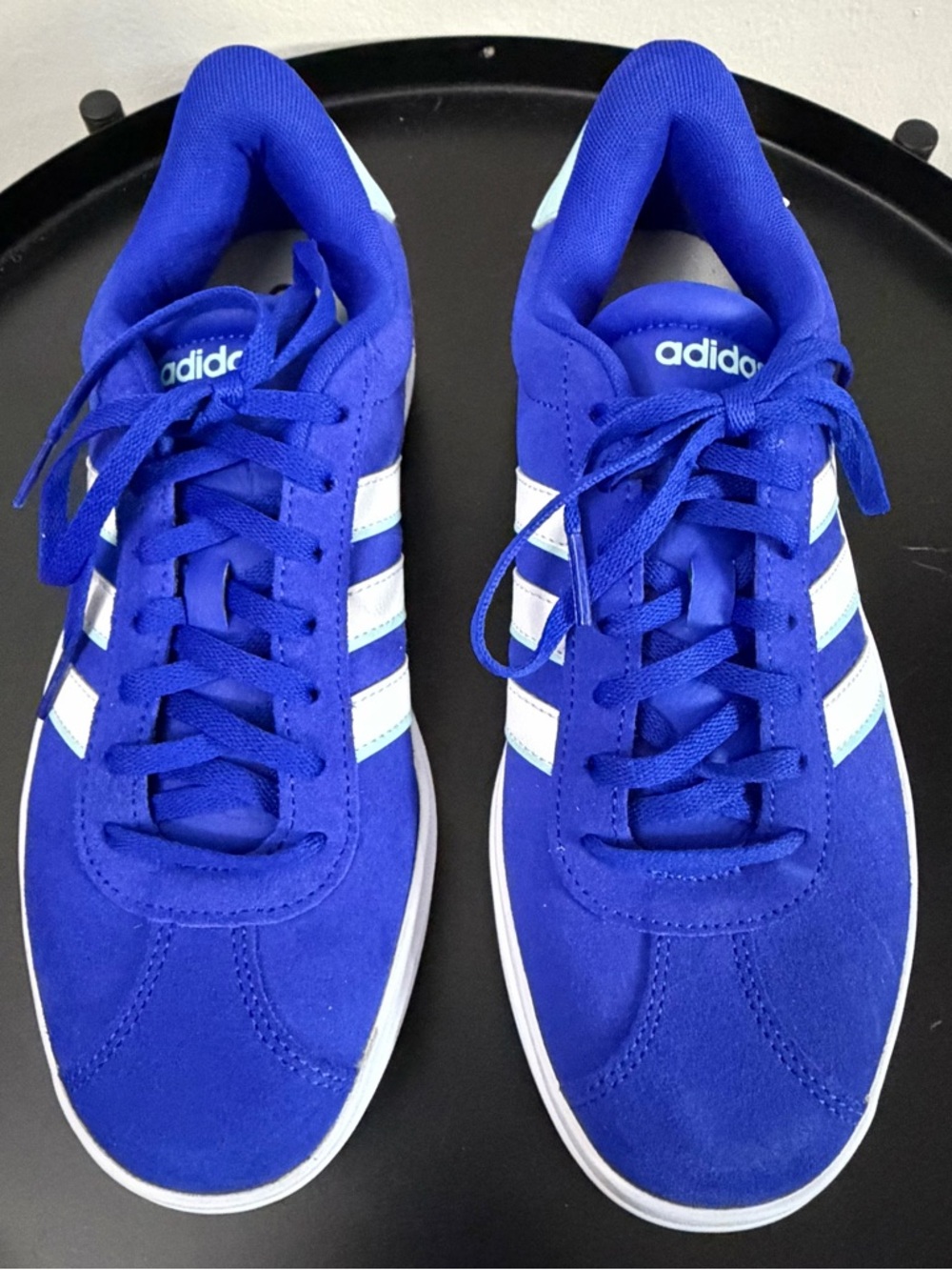 adidas VL Court Women’s Sneakers Blue Suede